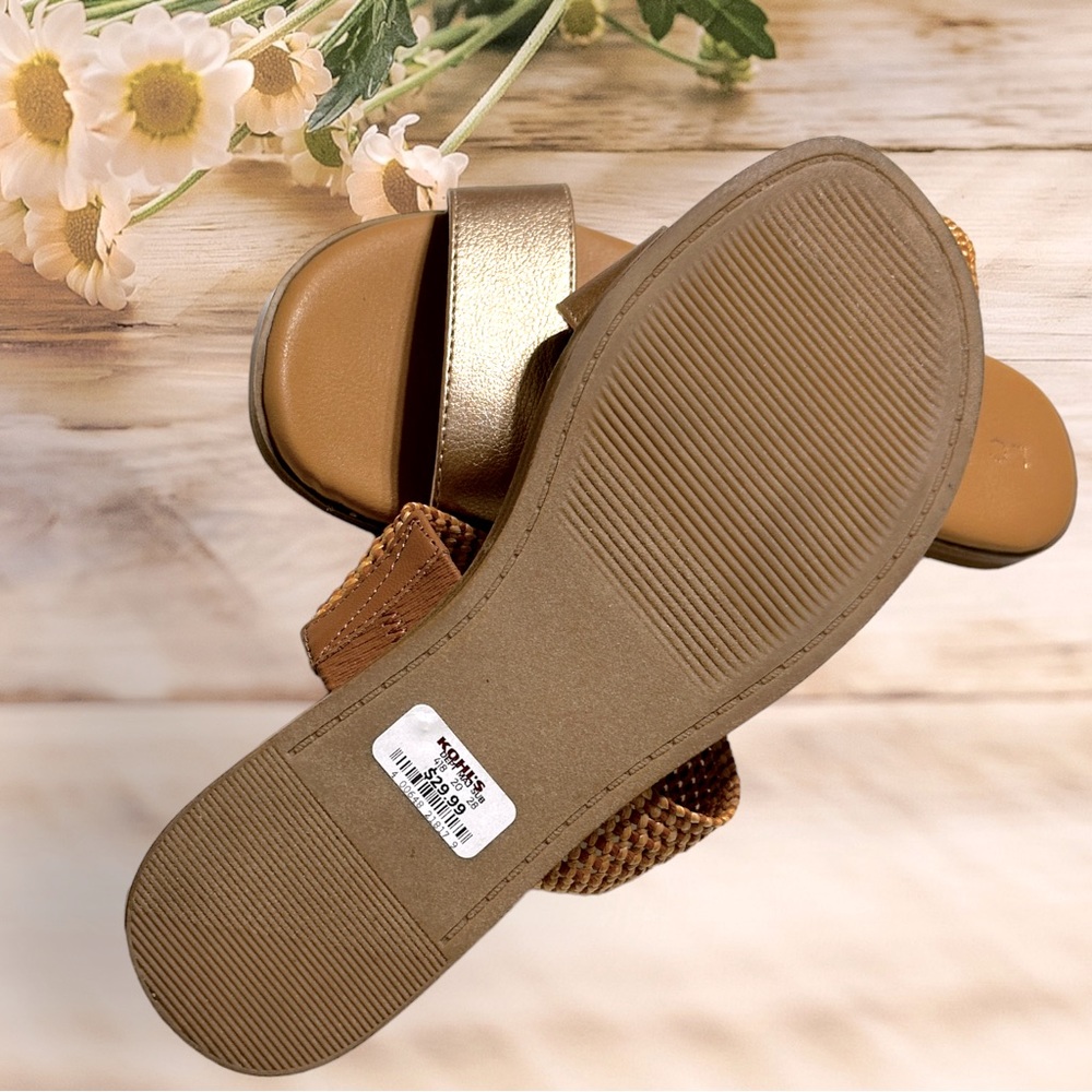 *NWT* LC.Lauren Conrad Sunstone Women's Slide Sandals‎ Size 6.5 Wide - Picture 7 of 7